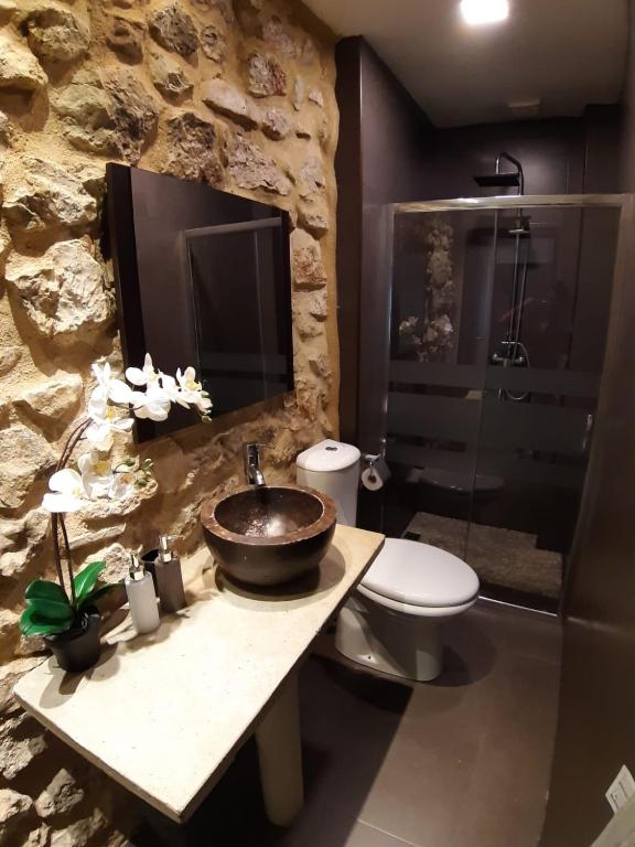 Koupelna v ubytování Ananda Beach Rooms