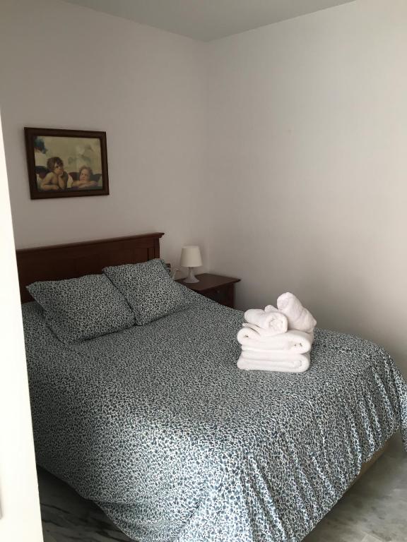 Postel nebo postele na pokoji v ubytování Apartamento céntrico