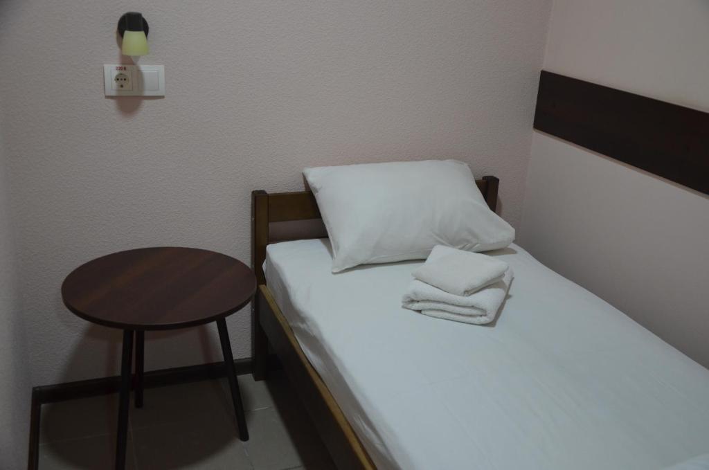 Postel nebo postele na pokoji v ubytování Hostel VShokoladi