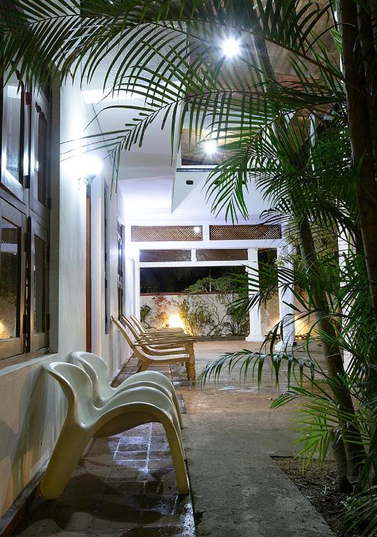 Posezení v ubytování Aura City Hostel