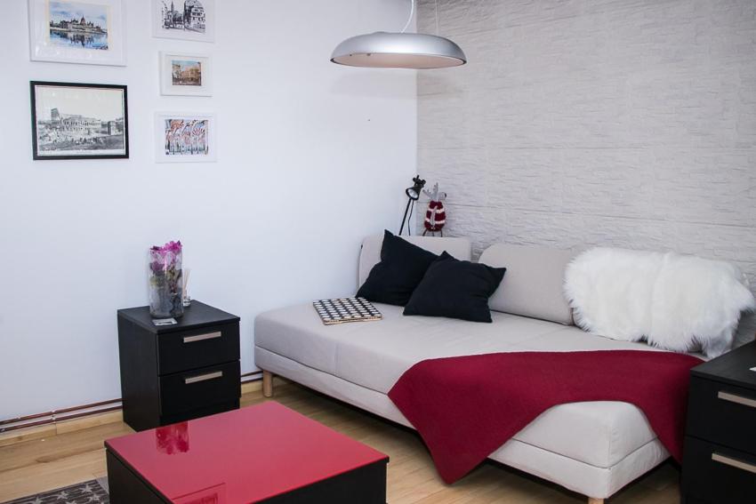Voodi või voodid majutusasutuse Apartment Travel hub *** toas