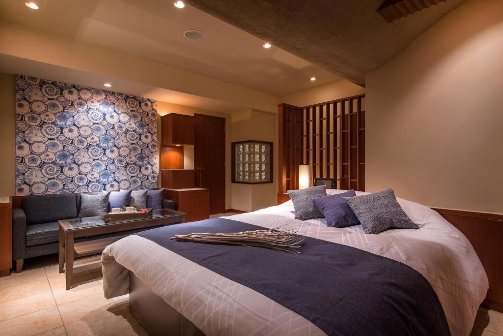 Postel nebo postele na pokoji v ubytování Hotel C. Chiba Shiroi
