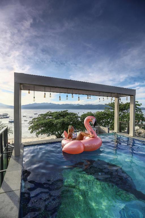 Bazén v ubytování Marc Hotel Gili Trawangan nebo v jeho okolí