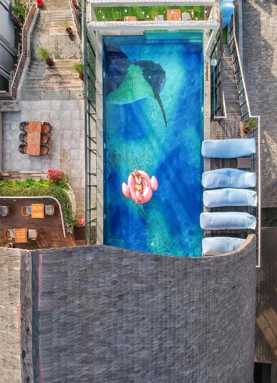 Bazén v ubytování Marc Hotel Gili Trawangan nebo v jeho okolí