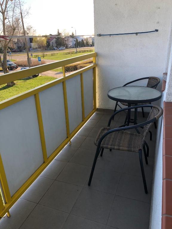 Balkón nebo terasa v ubytování Apartament Przy Skarpie