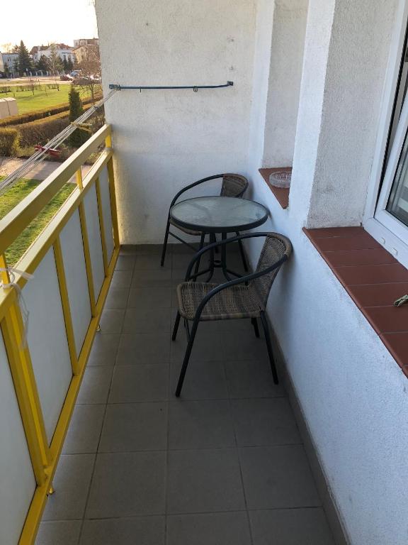 Balkón nebo terasa v ubytování Apartament Przy Skarpie