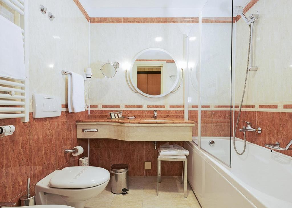 Koupelna v ubytování Hotel Maggior Consiglio