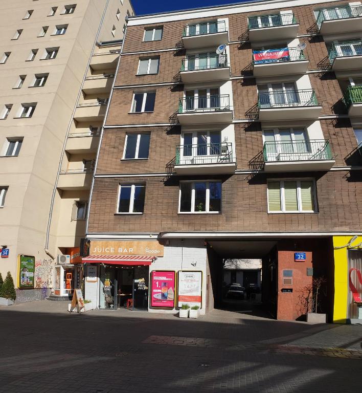Budynek, w którym mieści się apartament