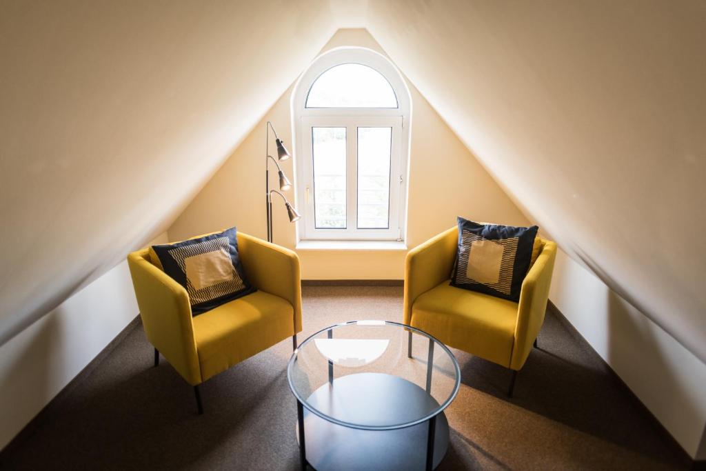 Posezení v ubytování Johanniterhaus Wittenberg