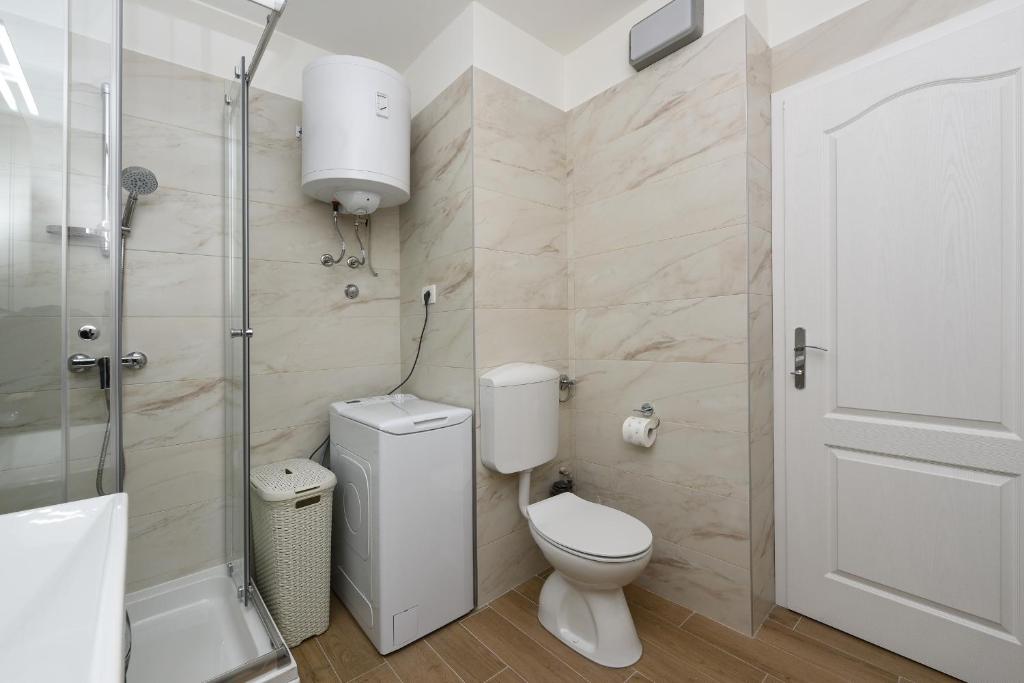 Kúpeľňa v ubytovaní July Apartment