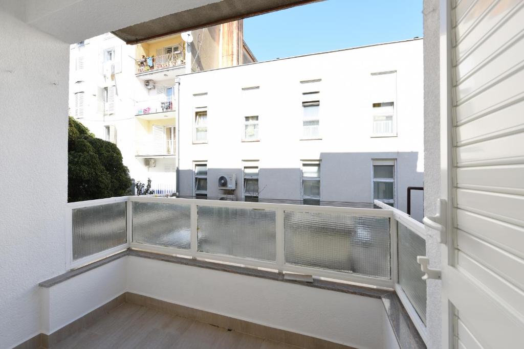 Balkón alebo terasa v ubytovaní July Apartment