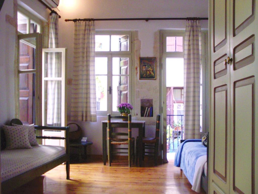 Istumisnurk majutusasutuses Madonna Studios