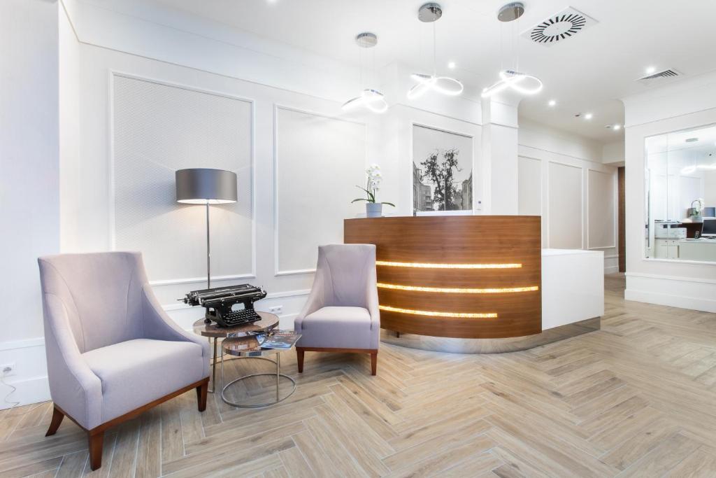Posezení v ubytování Jakubowy Hotel