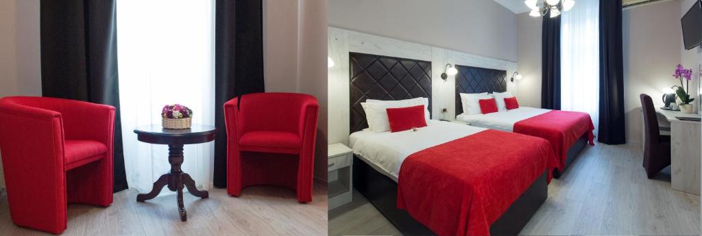 Postel nebo postele na pokoji v ubytování Belgrade City Hotel