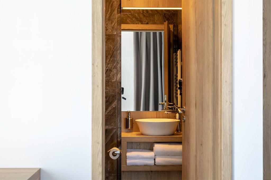 Koupelna v ubytování 4 SMART HOTEL