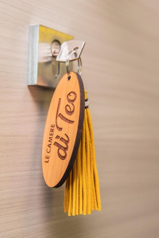 Certifikát, hodnocení, plakát nebo jiný dokument vystavený v ubytování Le Camere di Teo