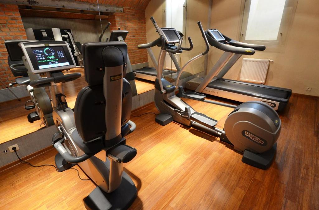 Posilňovňa alebo fitness centrum v ubytovaní Metropolitan Boutique Hotel