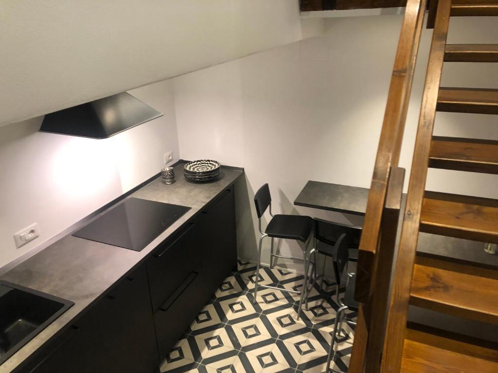 Cucina o angolo cottura di Un Piccolo Rifugio a pochi passi dal duomo