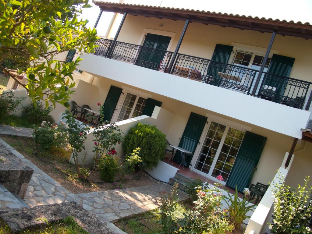 Budova, kde se aparthotel nachází