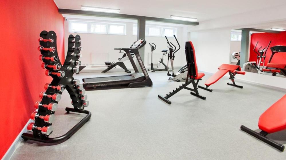 Posilňovňa alebo fitness centrum v ubytovaní Apartament Bliżej Morza Premium I