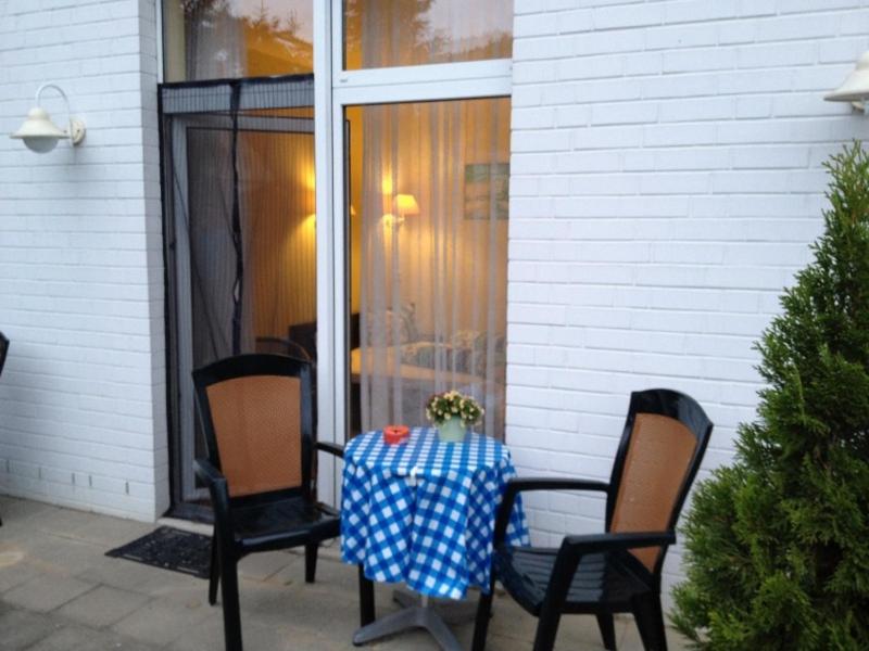 Patio nebo venkovní prostory v ubytování Hotel Kiebitz an der Ostsee