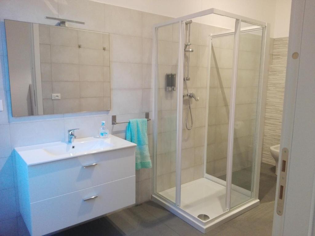 Kúpeľňa v ubytovaní Gli olivi