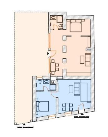 Κάτοψη του Buborék apartman