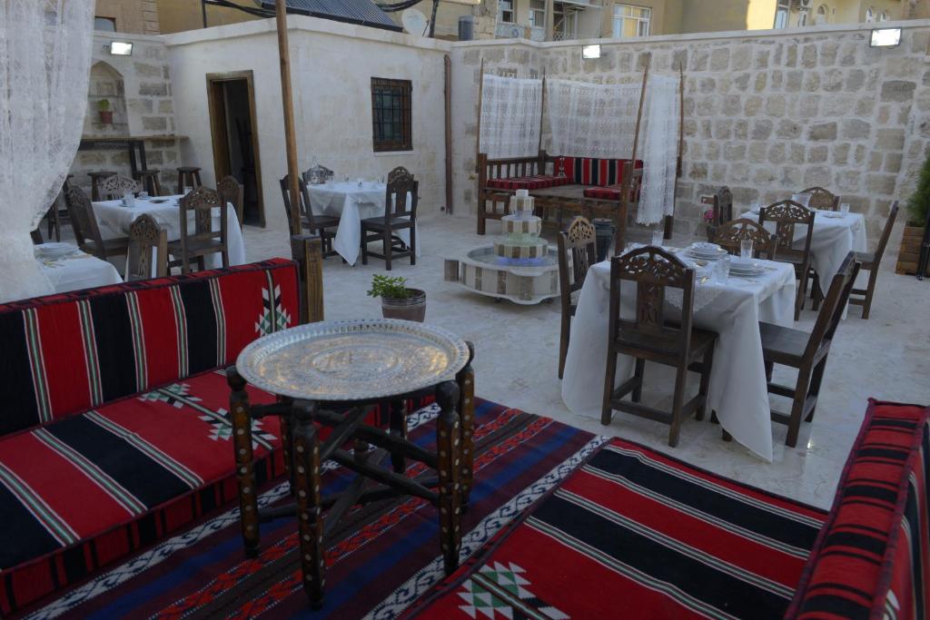 Restaurace v ubytování MERDİN BOUTİQUE HOTEL