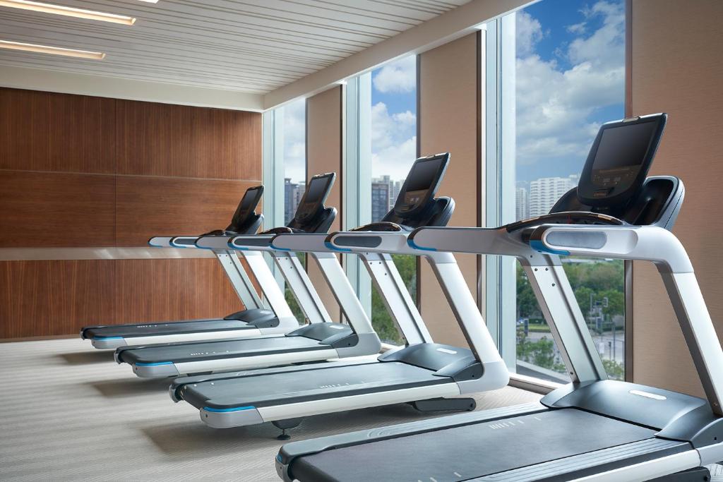Fitness centrum a/nebo fitness zařízení v ubytování Hyatt Regency Shanghai Jiading