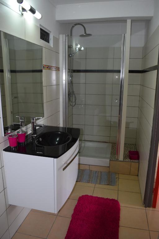 Koupelna v ubytování Appartement vue mer