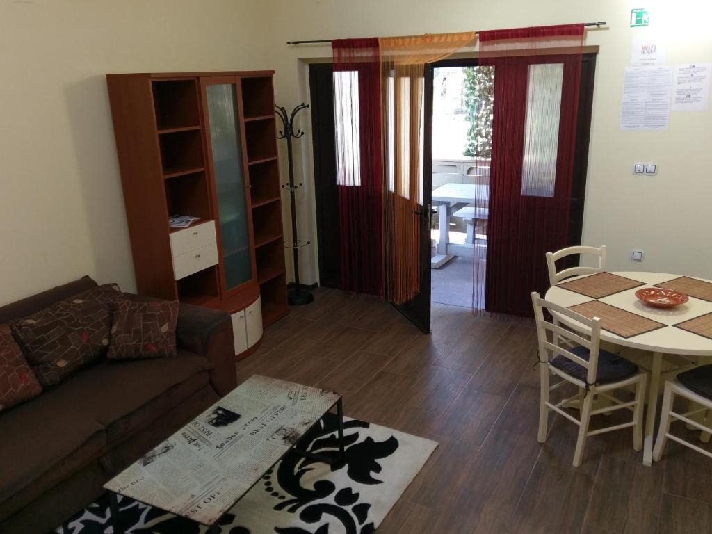 Posezení v ubytování Apartments Ingrid