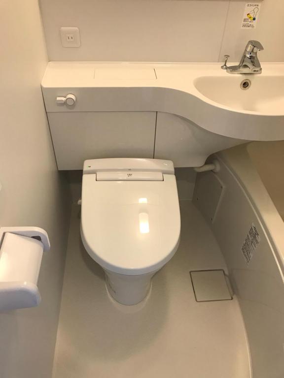 Koupelna v ubytování Okachimachi Urban Hotel