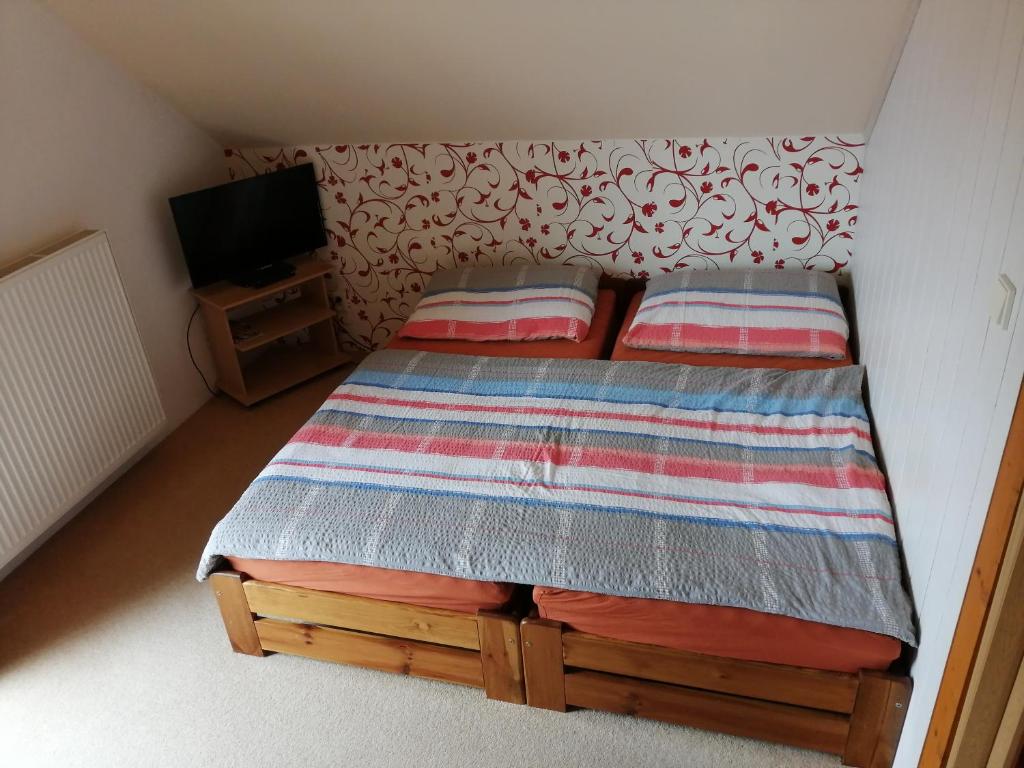 Postel nebo postele na pokoji v ubytování Apartment Veronika