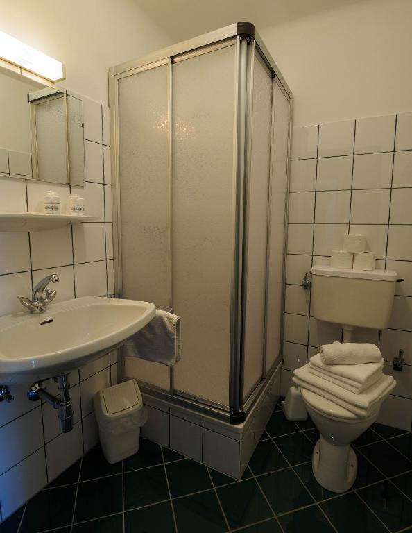 Kúpeľňa v ubytovaní Haus Winkler