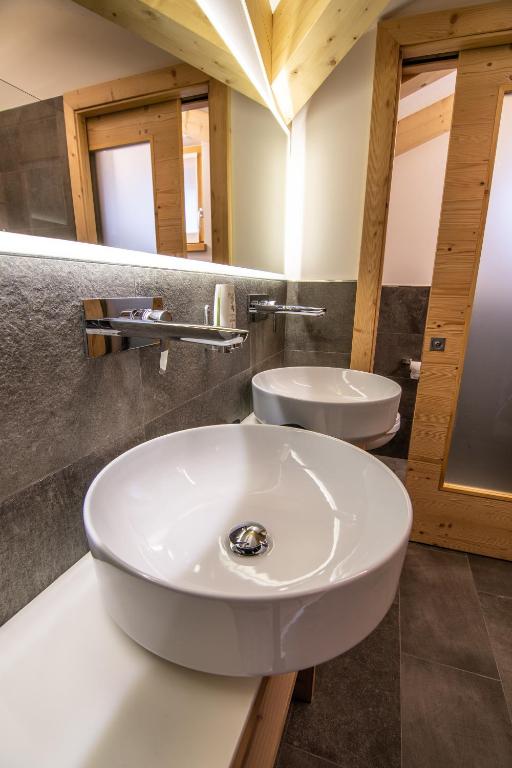 Koupelna v ubytování Hotel Eccher 3 stelle Superior