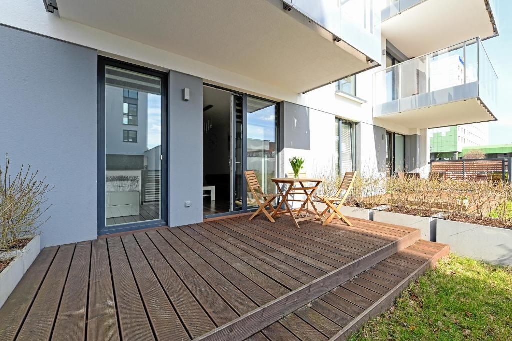 Balkón alebo terasa v ubytovaní VISBY : Premium Apartments on the Beach