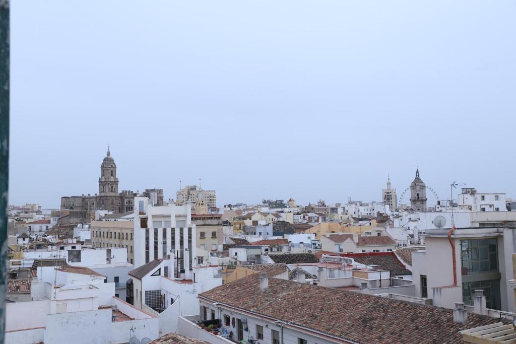 Výhľad na mesto Malaga alebo výhľad na mesto priamo z apartmánu