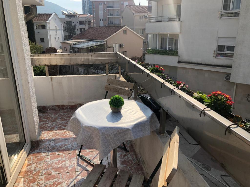 Balkón nebo terasa v ubytování Villa Merci Budva