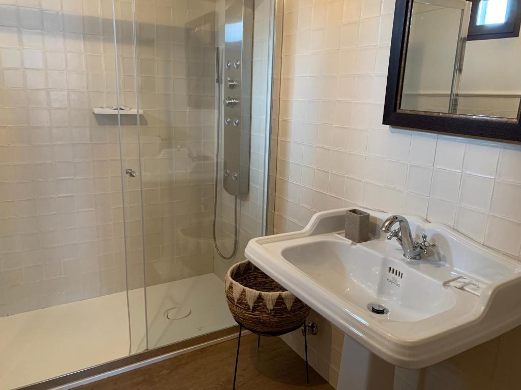 Kúpeľňa v ubytovaní Hostal El Resbalon