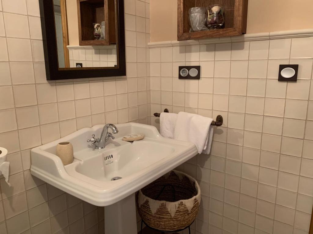 Kúpeľňa v ubytovaní Hostal El Resbalon