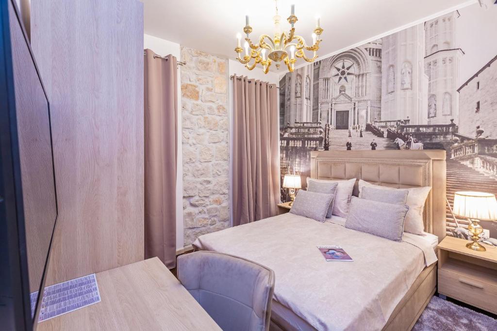 Posteľ alebo postele v izbe v ubytovaní Seven Stars Accommodation Dubrovnik