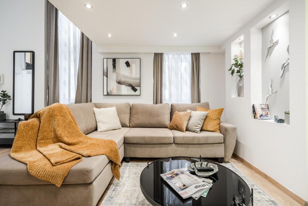 Posedenie v ubytovaní BpR Luxurious & Stylish Duplex Home