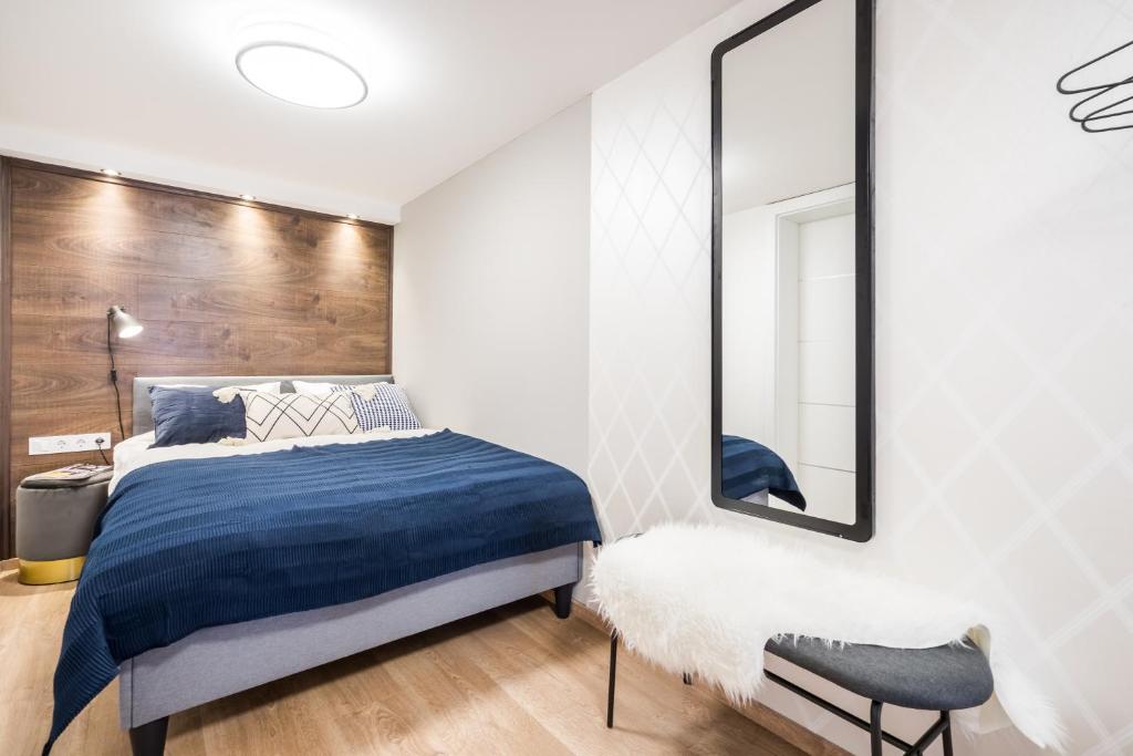 Posteľ alebo postele v izbe v ubytovaní BpR Luxurious & Stylish Duplex Home