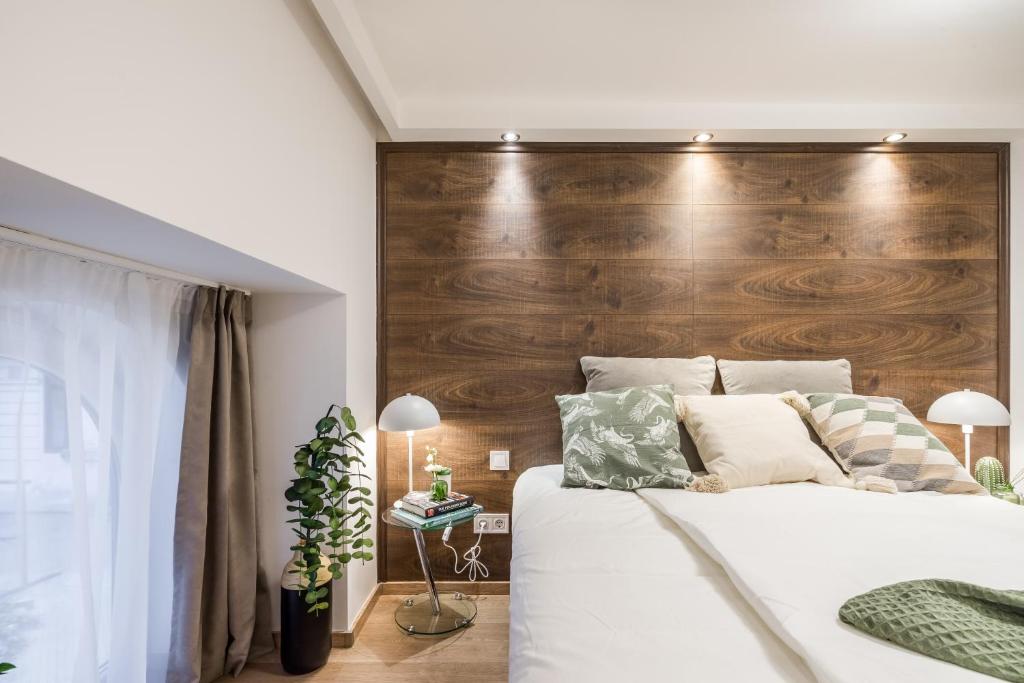 Posteľ alebo postele v izbe v ubytovaní BpR Luxurious & Stylish Duplex Home