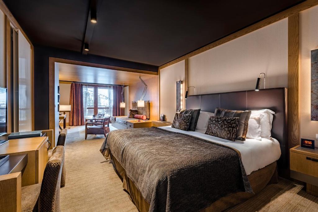 Postel nebo postele na pokoji v ubytování Sport Hotel Hermitage & Spa
