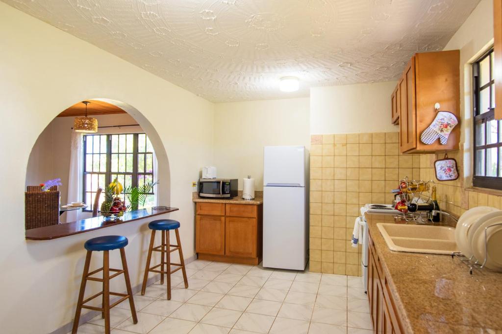 Kuchyň nebo kuchyňský kout v ubytování Bayview Vacation Apartments
