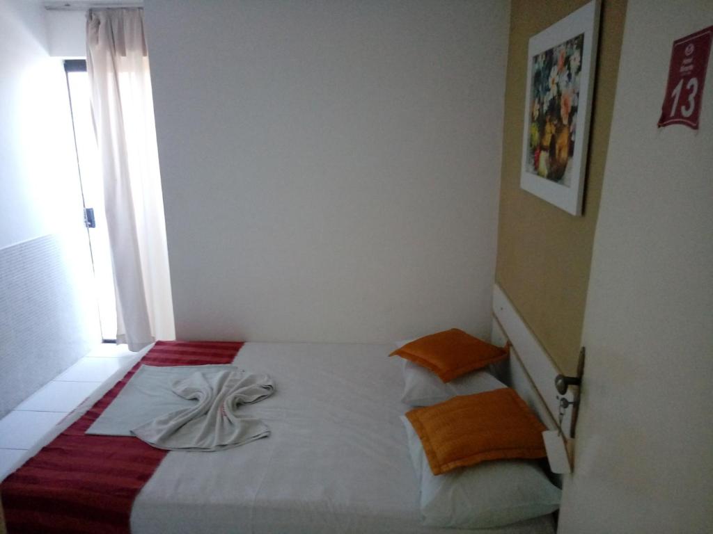 Postel nebo postele na pokoji v ubytování Hotel Mirante B