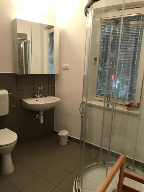 Kúpeľňa v ubytovaní Villa Astoria