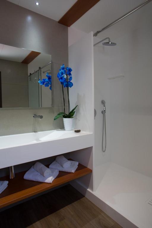 Koupelna v ubytování Hotel Ca Marí