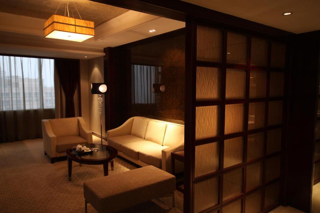 北京唯实酒店（唯实国际文化交流中心）的休息区